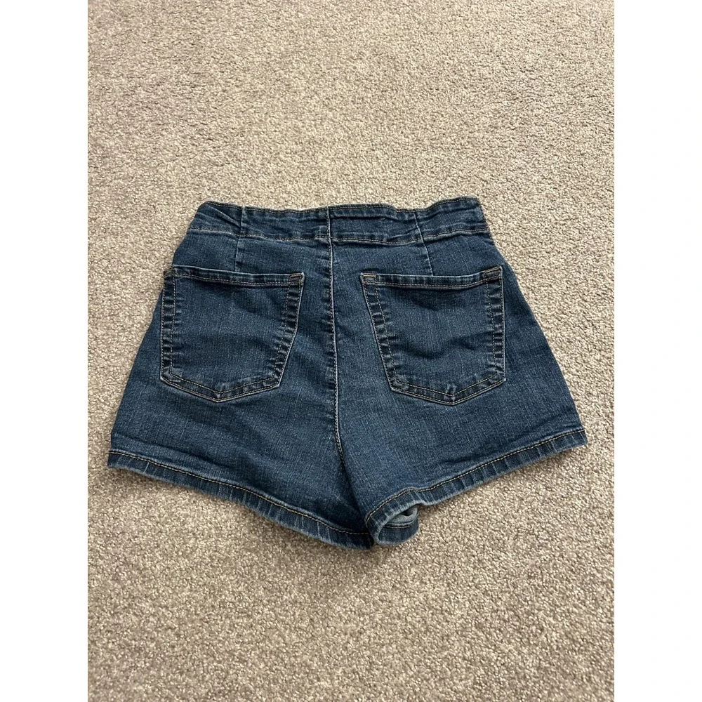 Wild Fable Denim Shorts Womens 4/27R Dark Wash Excellent‎ High Rise Stretch